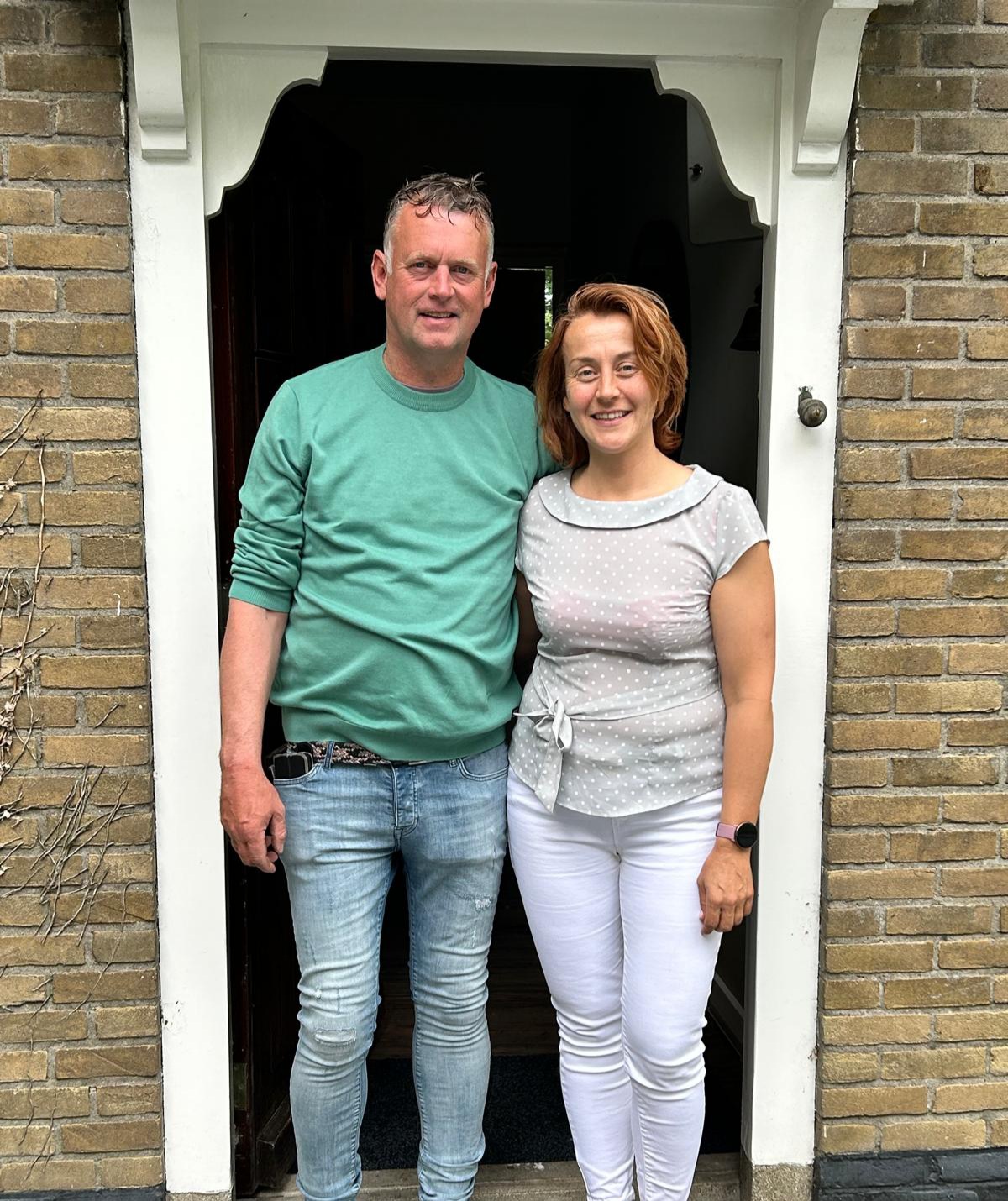 Boer Emil en vrouw Naomi van Camperplaats Middenmeer